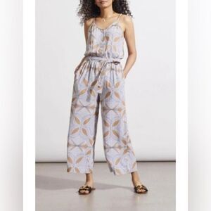 TRIBAL JEANS | ALL COTTON TRAVEL JUMPSUIT Size Petite Large